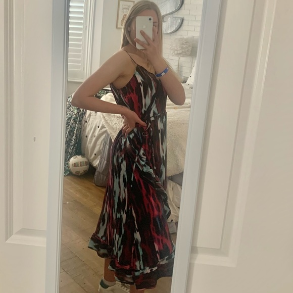 NWT-Womens (size medium) Q+A maxi wrap dress - Picture 5 of 6